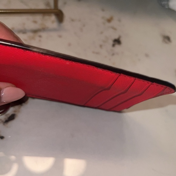 Preloved KATE SPADE red saffiano leather wristlet - Picture 5 of 7